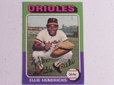 Ellie Hendricks Orioles 1975 Topps #609
