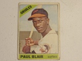 Paul Blair Orioles 1966 Topps #48