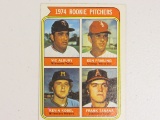 Frank Tanana Vic Albury Ken Frailing Kevin Kobel 1974 Topps Rookie #605