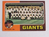 Wes Westrum SF Giants 1975 Topps Team Card #216