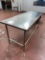 30 x 96 S/S bakers table