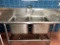 (2) Compartment S/S Sink With Drain Board