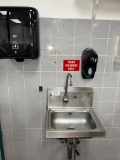 Wall Mount Hand Sink With Wave Control And Soap Dispenser