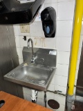 Wall Mount Hand Sink With Wave Control And Soap Dispenser