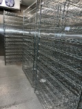 Chrome Wine Racks (shelf units). Each Shelf Could Hold 640 Bottles