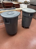 Trash Cans On Dollies