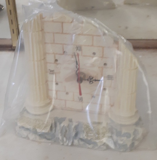 Alabaster Stone Clock