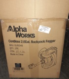 Alphaworks cordless 2.6Gal Backpack Fogger