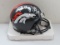 John Elway Peyton Manning of the Denver Broncos signed mini football helmet Player Holo Authenticate