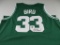 Larry Bird of the Boston Celtics signed autographed basketball jersey Larry Bird Authenticated Holo