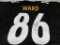 Hines Ward of the Pittsburgh Steelers signed autographed football jersey JSA COA 411