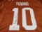 Vince Young of the Texas Longhorns signed autographed football jersey JSA COA 350