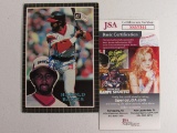 Harold Baines of the Chicago White Sox signed autographed jumbo baseball card COA 344