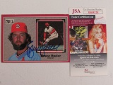Bruce Sutter of the St Louis Cardinals signed autographed jumbo baseball card JSA COA 328