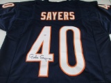 Gale Sayers of the Chicago Bears signed autographed football jersey PSA DNA COA 888
