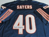 Gale Sayers of the Chicago Bears signed autographed football jersey GTSM Holo COA
