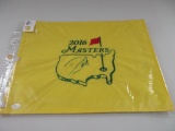 Danny Willett signed autographed golf flag JSA COA 600