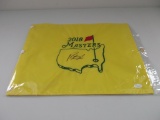 Patrick Reed signed autographed golf flag JSA COA 651