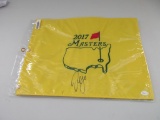 Sergio Garcia signed autographed golf flag JSA COA 229