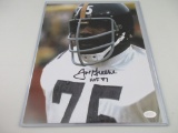Joe Greene of the Pittsburgh Steelers signed autographed 8x10 photo Mounted Memories