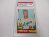 Tommy Davis LA Dodgers 1961 Topps All Star Rookie #168 graded PAAS Near Mint 7