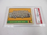 Boston Red Sox Team Card 1961 Topps #373 graded PAAS EX-MT 6.5
