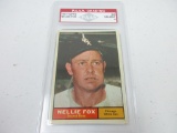 Nellie Fox Chicago White Sox 1961 Topps #30 graded PAAS NM-MT 8