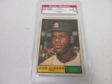 Bob Gibson St Louis Cardinals 1961 Topps #211 graded PAAS NM-MT 8.5