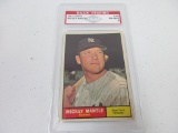 Mickey Mantle New York Yankees 1961 Topps #300 graded PAAS NM-MT 8