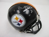 Ben Roethlisberger of the Pittsburgh Steelers signed autographed mini football helmet JSA COA 105