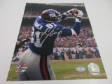 Amani Toomer of the NY Giants signed autographed 8x10 photo Steiner Holo