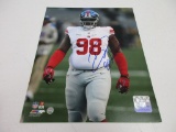 Damon Snacks of the New York Giants signed autographed 8x10 photo Steiner Holo