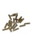 Pre-Columbian Style Gold Over Silver Beads