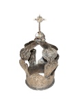 Mid-17th Century Silver Crown/ Mid 17th Century Silver Crown/Dimensions: 4