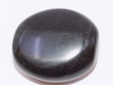 Pre-Columbian Black Jade Round Stone