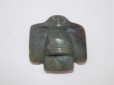 Pre-Columbian Asian Hong Shan Bat Winged Pendant
