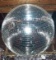 Mirrored Disco Balls - 1 Large and 4 middle sized