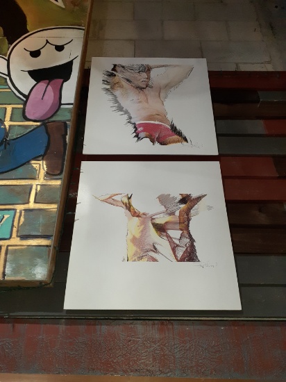 4 Signed Pieces of Artwork