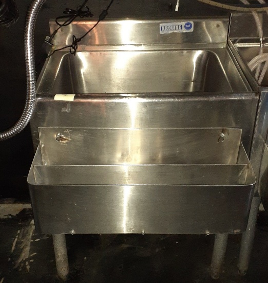 24 inch Stainless Steel Drainage sink with speedrails