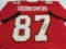 Rob Gronkowski of the Tampa Bay Buccaneers signed autographed football jersey PAAS COA 451