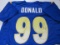 Aaron Donald of the LA Rams signed autographed football jersey PAAS COA 492