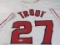 Mike Trout of the LA Angels signed autographed baseball jersey ERA COA 688