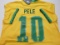 Pele signed autographed soccer jersey PAAS COA 581