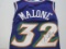 Karl Malone of the Utah Jazz signed autographed basketball jersey PAAS COA 166