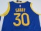 Steph Curry of the Golden State Warriors signed autographed basketball jersey PAAS COA 880