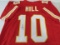 Tyreek Hill of the KC Chiefs signed autographed football jersey PAAS COA 652