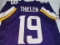 Adam Thielen of the Minnesota Vikings signed autographed football jersey PAAS COA 936