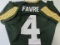 Brett Farve of the Green Bay Packers signed autographed football jersey PAAS COA 329