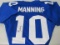 Eli Manning of the NY Giants signed autographed football jersey PAAS COA 641