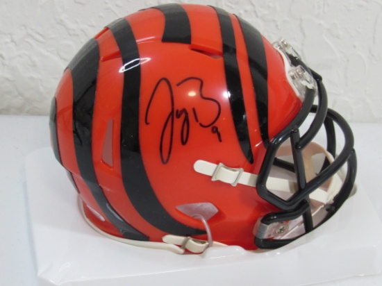 Joe Burrow of the Cincinnati Bengals signed autographed mini helmet PAAS COA 720